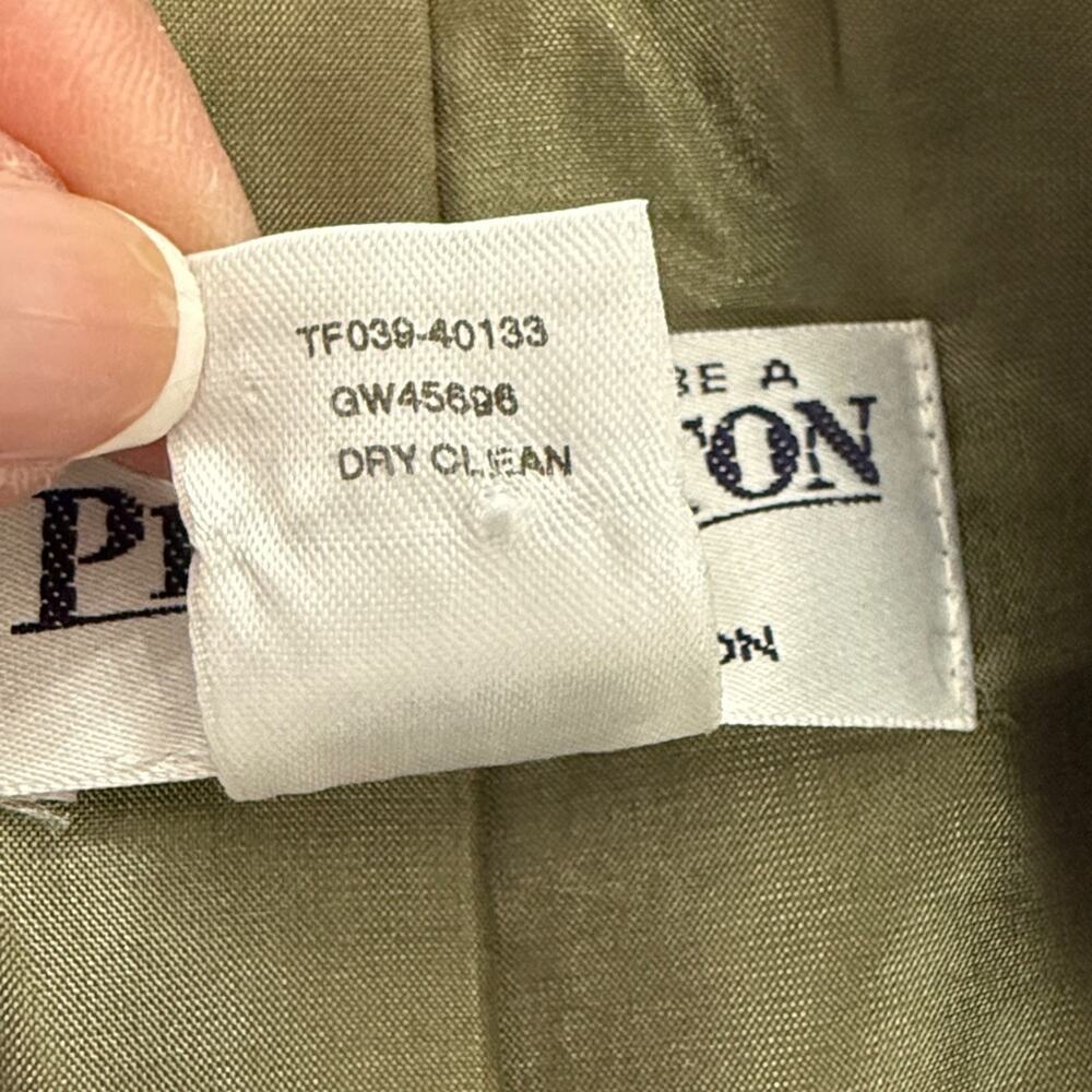 Pendleton Wool Plaid Blazer Sage Gray Academic Preppy Jacket Sz 4 - Picture 11 of 11